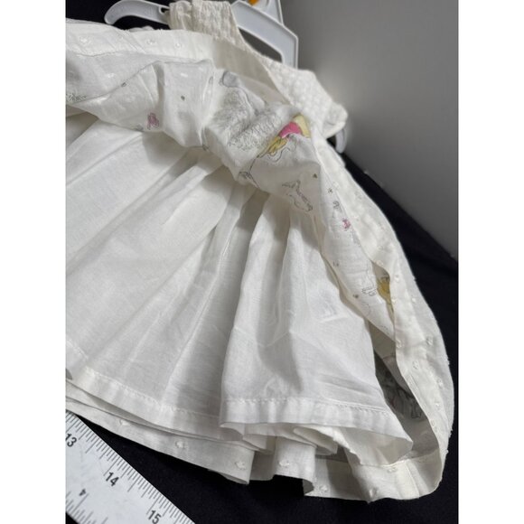 George Disney Baby Winnie The Pooh Dress First Size 50-56cm Cream White Flower C - Picture 3 of 11